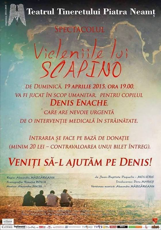 <!--:ro-->Teatrul Tineretului  este alături de Denis!<!--:-->